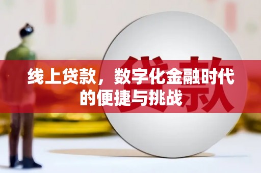 礼县线上贷款，数字化金融时代的便捷与挑战