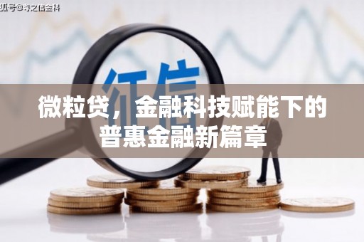 礼县微粒贷，金融科技赋能下的普惠金融新篇章