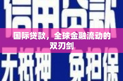 礼县国际贷款，全球金融流动的双刃剑