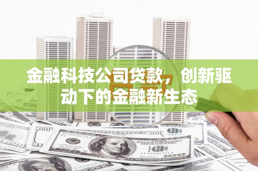 礼县金融科技公司贷款，创新驱动下的金融新生态