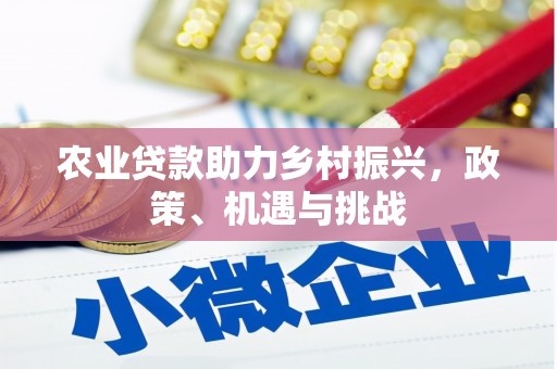 礼县农业贷款助力乡村振兴，政策、机遇与挑战