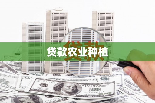 礼县贷款农业种植