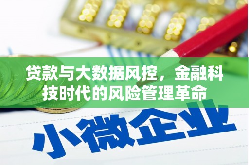 礼县贷款与大数据风控，金融科技时代的风险管理革命