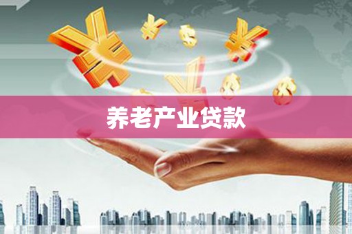礼县养老产业贷款
