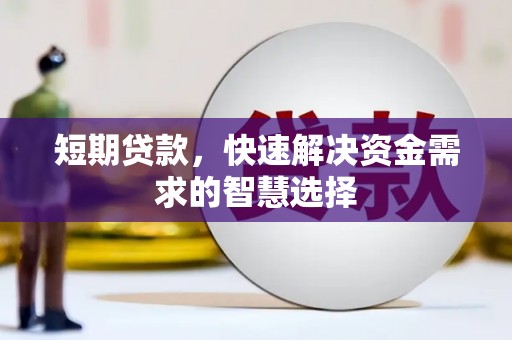 礼县短期贷款，快速解决资金需求的智慧选择