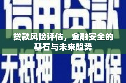 礼县贷款风险评估，金融安全的基石与未来趋势