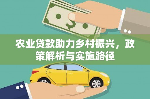 礼县农业贷款助力乡村振兴，政策解析与实施路径