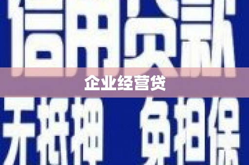 礼县企业经营贷