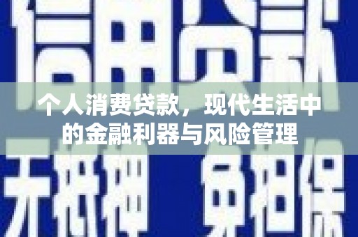 礼县个人消费贷款，现代生活中的金融利器与风险管理