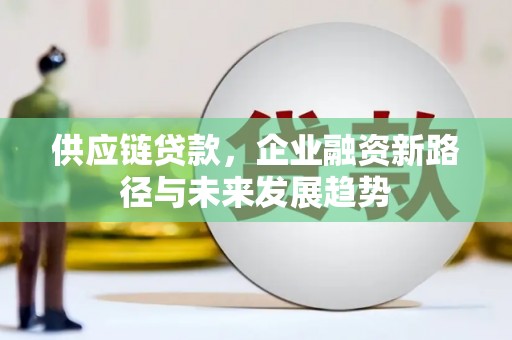 礼县供应链贷款，企业融资新路径与未来发展趋势