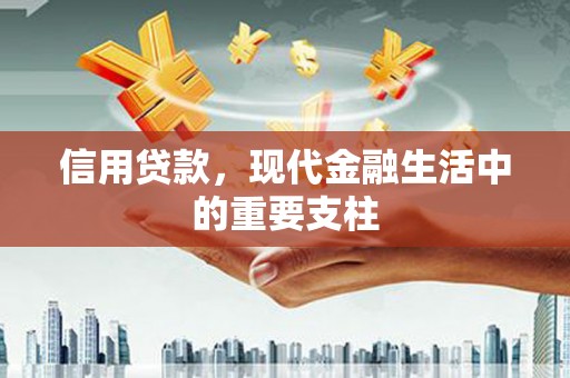 礼县信用贷款，现代金融生活中的重要支柱