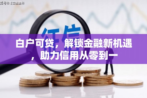 礼县白户可贷，解锁金融新机遇，助力信用从零到一