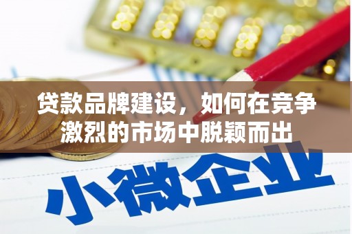 礼县贷款品牌建设，如何在竞争激烈的市场中脱颖而出