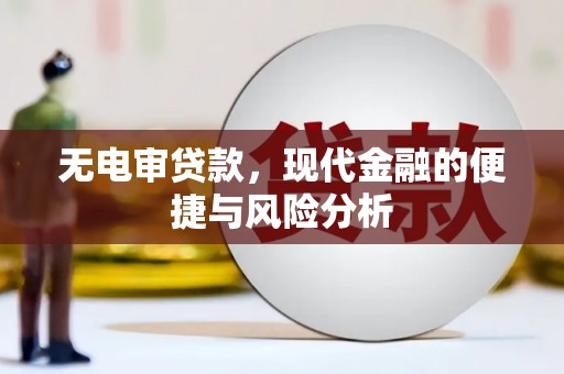 礼县无电审贷款，现代金融的便捷与风险分析