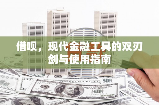 礼县借呗，现代金融工具的双刃剑与使用指南