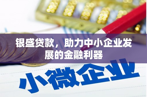 礼县银盛贷款，助力中小企业发展的金融利器