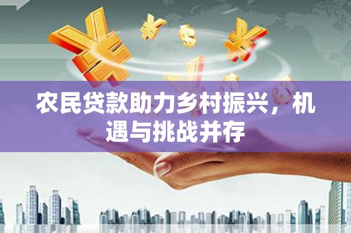 礼县农民贷款助力乡村振兴，机遇与挑战并存