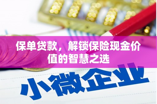 礼县保单贷款，解锁保险现金价值的智慧之选
