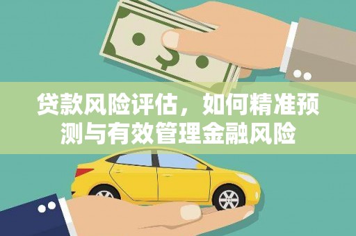 礼县贷款风险评估，如何精准预测与有效管理金融风险