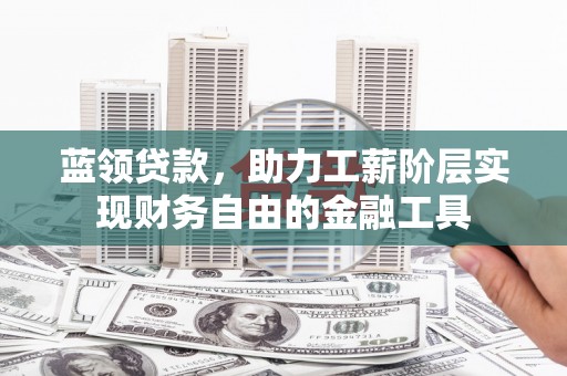 礼县蓝领贷款，助力工薪阶层实现财务自由的金融工具