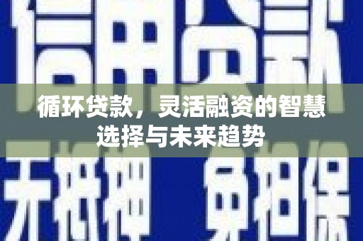 礼县循环贷款，灵活融资的智慧选择与未来趋势