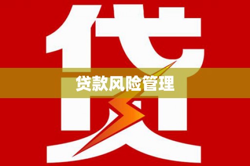 礼县贷款风险管理
