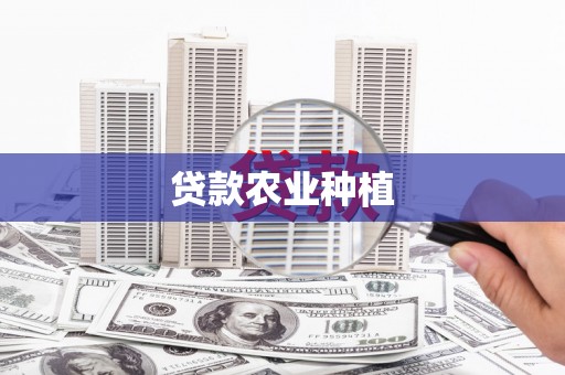 礼县贷款农业种植