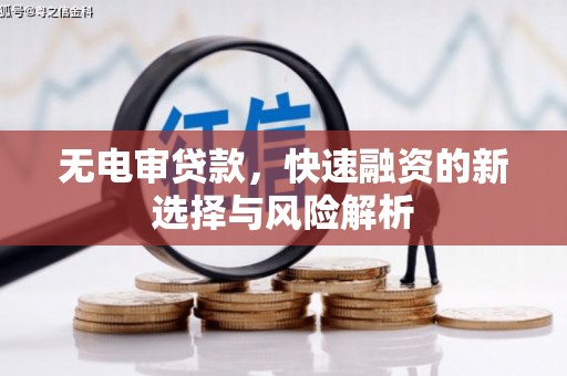 礼县无电审贷款，快速融资的新选择与风险解析