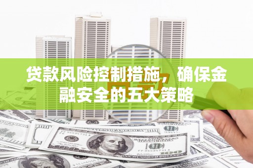 礼县贷款风险控制措施，确保金融安全的五大策略