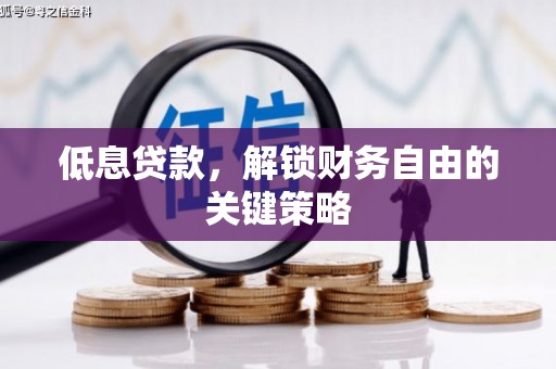 礼县低息贷款，解锁财务自由的关键策略