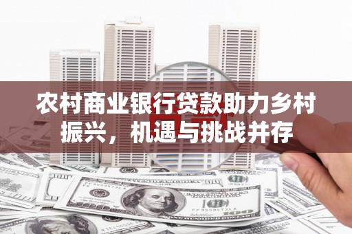 礼县农村商业银行贷款助力乡村振兴，机遇与挑战并存