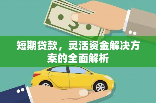 礼县短期贷款，灵活资金解决方案的全面解析