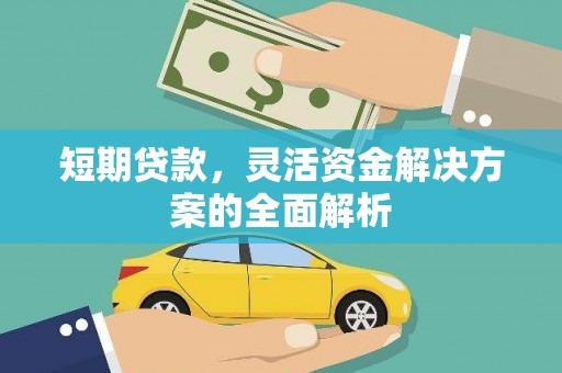 礼县短期贷款，灵活资金解决方案的全面解析