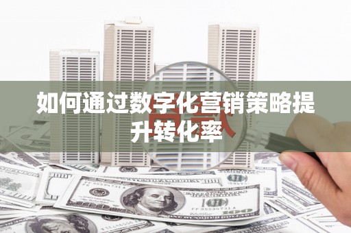 礼县如何通过数字化营销策略提升转化率