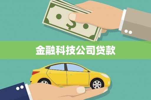 礼县金融科技公司贷款