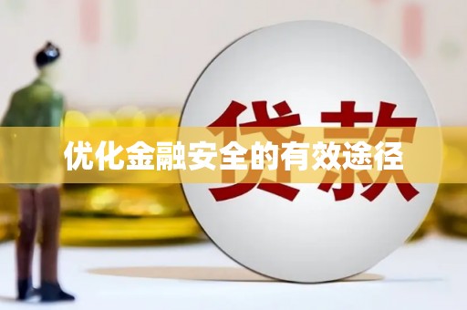 礼县优化金融安全的有效途径